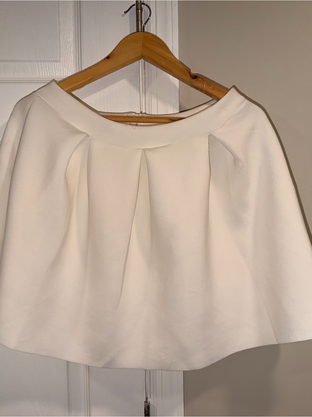 Charlotte Russe Ivory Circle Skirt